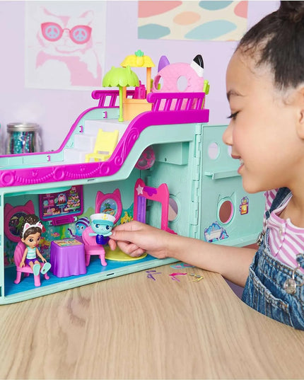 Gabby's Dollhouse rinkinys didelis interaktyvus laivas baseinas Undinėlė +2 figūrėlės