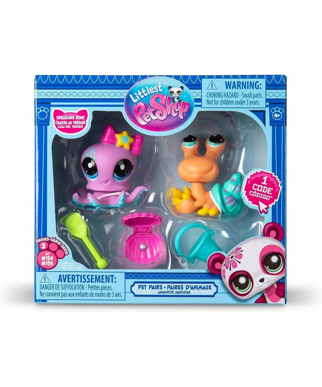 „Littlest Pet Shop Treasure Hunt“ figūrėlių ir aksesuarų rinkinys #154 ir #155