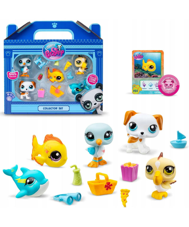 „Littlest Pet Shop Beach Besties“ rinkinys: gyvūnėlių figūrėlės ir aksesuarai