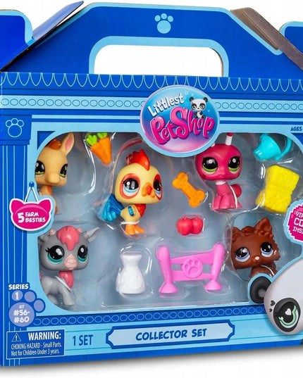 „Littlest Pet Shop Farm Besties“ gyvūnėlių figūrėlių ir aksesuarų rinkinys
