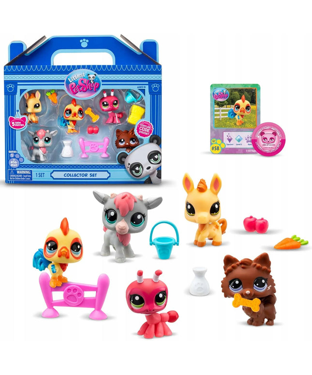 „Littlest Pet Shop Farm Besties“ gyvūnėlių figūrėlių ir aksesuarų rinkinys