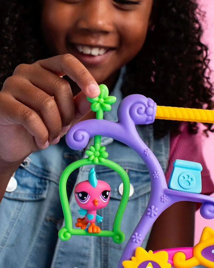 LITTLEST PET SHOP rinkinys PETS GOT TALENT scena su figūrėlėmis + dovana