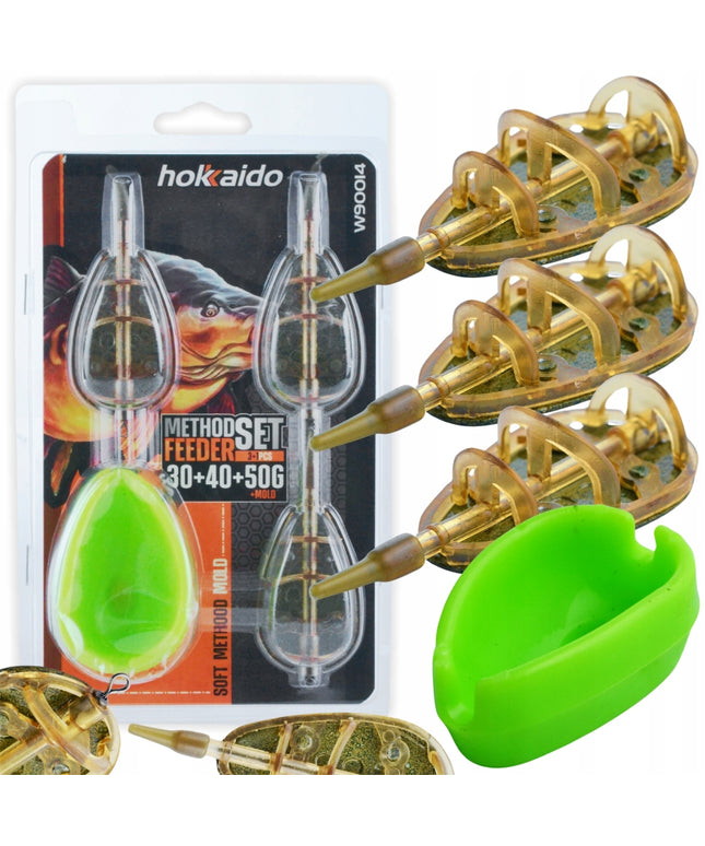 Rinkinys Method Feeder šėryklai 30g 40g 50g + Formelė HOKKAIDO