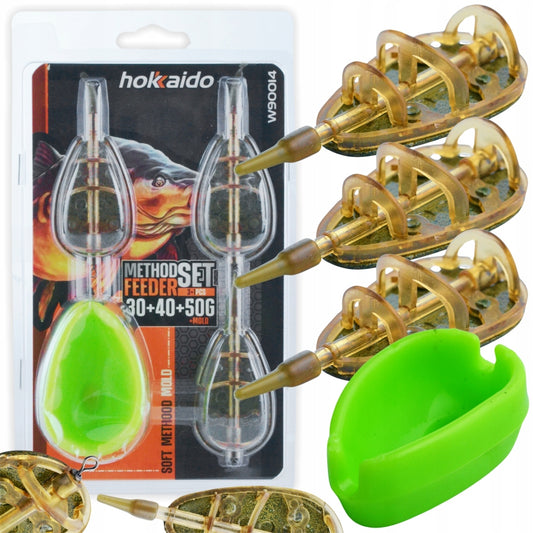 Rinkinys Method Feeder šėryklai 30g 40g 50g + Formelė HOKKAIDO