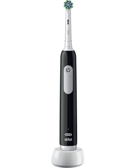 Oral-B Pro 1 elektrinis dantų šepetėlis, juodas, su dėklu ir priedais