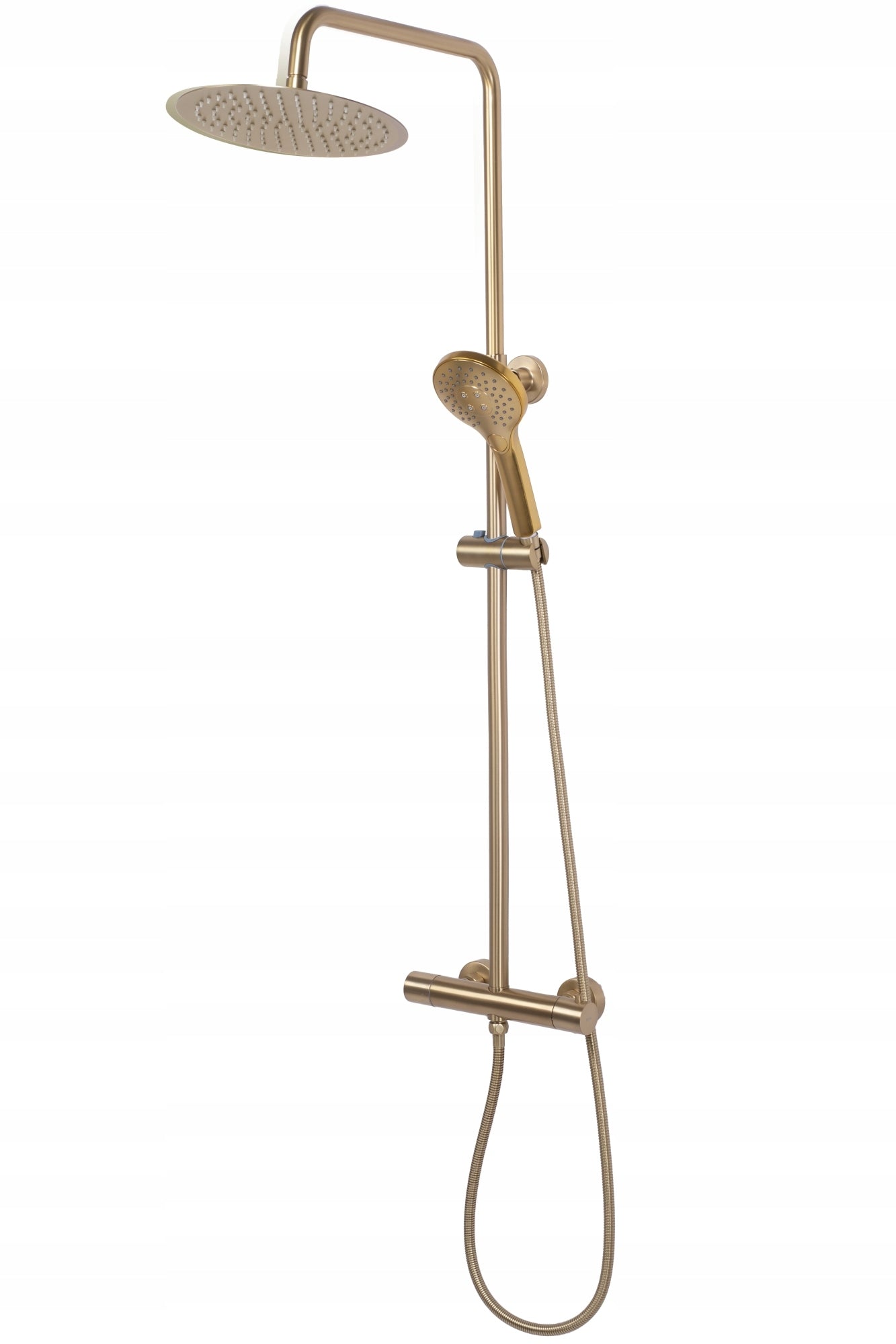 Dušo komplektas VINCENT aukso spalvos šlifuotas