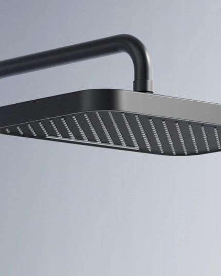 Montuojamas ant sienos dušo komplektas su lietaus galva REA BARI TYTAN 100cm