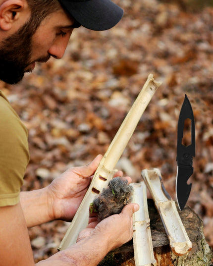 Išgyvenimo rinkinys Survivalowy 11-in-1 – būtiniausių išgyvenimo priemonių rinkinys
