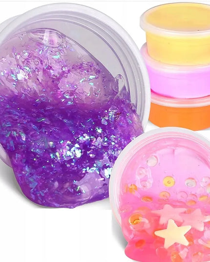 Didelis kūrybinis „Slime“ gamybos rinkinys JUMBO XXL – 28 gleivių masės