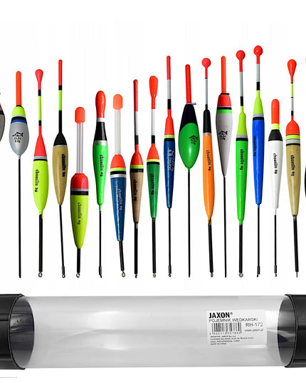 Plūdu komplektas 20 vnt. Ežerams ir upėms + Tūbelė Jaxon