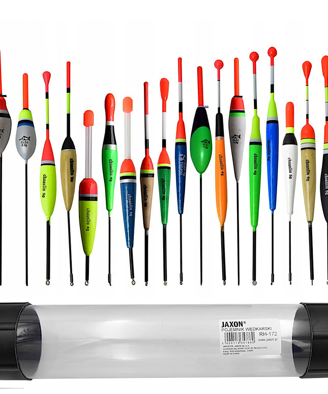 Plūdu komplektas 20 vnt. Ežerams ir upėms + Tūbelė Jaxon