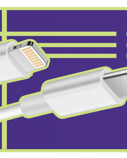 Rinkinys | Greitas įkroviklis iPhone, maitinimo, USB TYPE-C + Kabelis | 3000mA