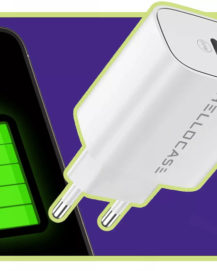 RINKINYS | GREITAS SIENINIS ĮKROVIKLIS USB TYPE-C + TYPE C LAIDAS | PD20W 3000mA