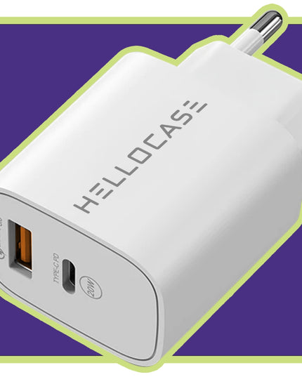 Rinkinys | Greitas sieninis USB TYPE-C įkroviklis + TYPE C laidas | PD20W 3000mA