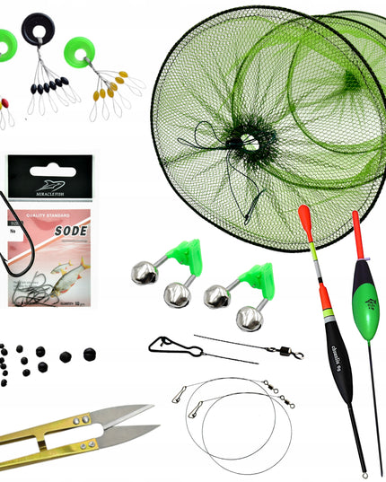 Žvejybos komplektas 2 x Meškerė 2 x Ritė KREPŠYS