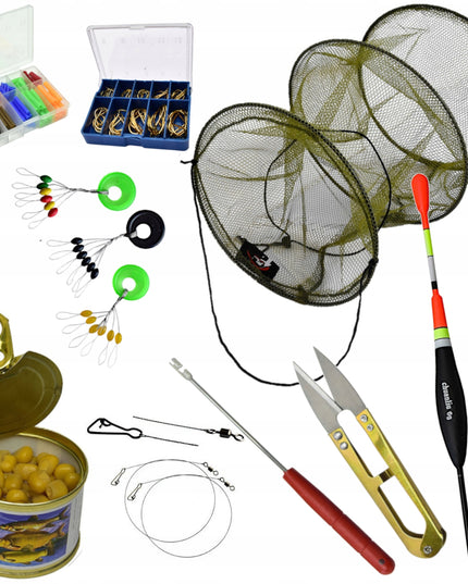 Žvejybos komplektas 2 x Meškerė 2 x Ritė KREPŠYS