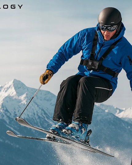 XXL priedų rinkinys GoPro HERO 13, 12, 11, 10, 9 – 55 viename, petnešos, lagaminėlis