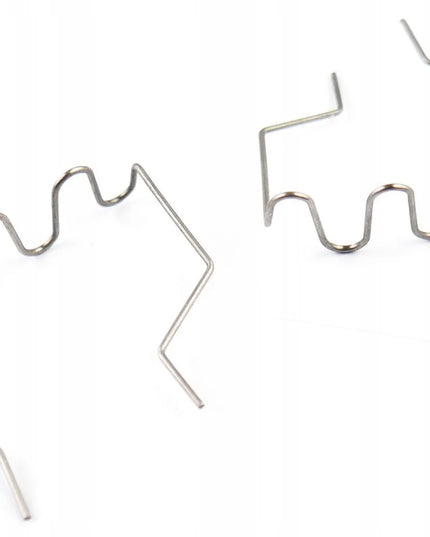 Daro Narzędzia RS98 kabės plastikui, 100 vnt., labai didelės bangos formos, 0,8 mm, plastikui remontuoti
