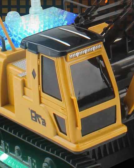 Krano kranas, didelis, valdomas nuotoliniu būdu, vaikams, su judančiu pulteliu, žaislas