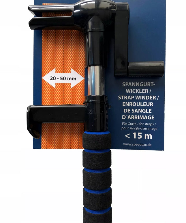Tvirtas transportinių diržų suvyniotuvas