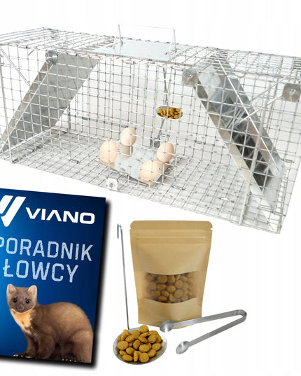 „Viano P1“ gyvagaudė gaudyklė kiaunėms, žiurkėms, šeškams ir audinėms