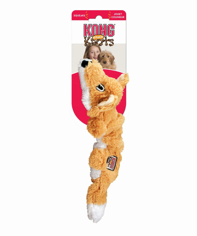 Šuns žaislas KONG Knots Scrunch Fox - M/L dydis