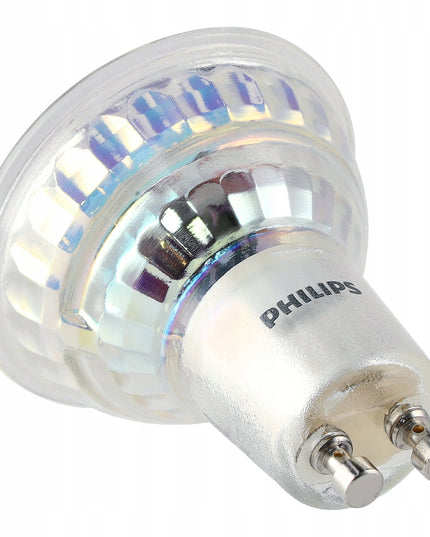 LED lemputė GU10 6 vnt. PHILIPS 4,9W 550lm Šilta spalva 3000K Premium Rinkinys