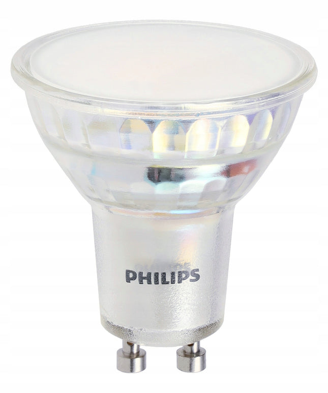 LED lemputė GU10 6 vnt. PHILIPS 4,9W 550lm Šilta spalva 3000K Premium Rinkinys