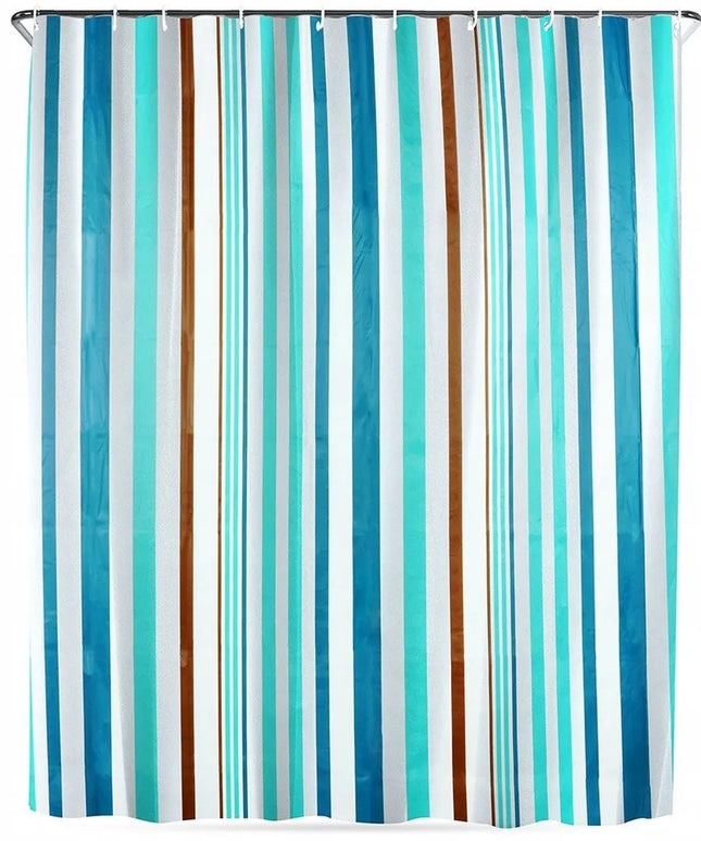 Dušo užuolaida voniai 180x180 cm su kabliukais