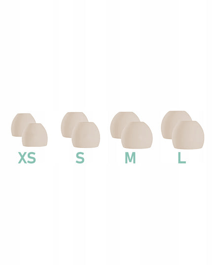 Ausų kištukai miegui Medi Sleep, dydis XS / S / M / L, smėlio spalvos