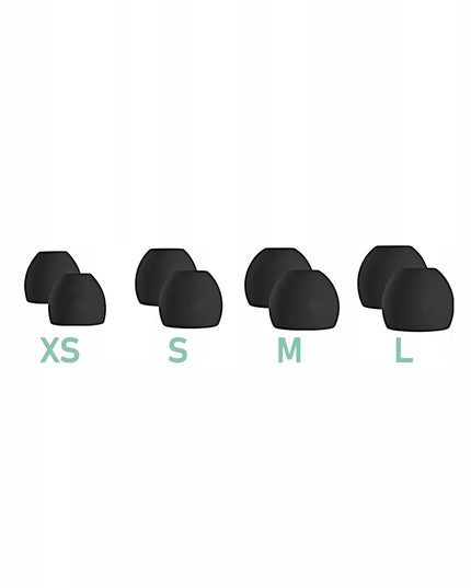 Ausų kištukai miegui Medi Sleep, dydis XS / S / M / L, juodos