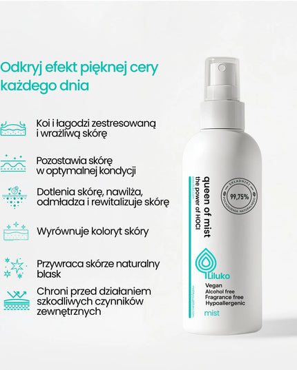 Rinkinys 1+1 tonikas + dulksna su hipochlorine rūgštimi LILUKO | Nuo spuogų, hipochlorinė rūgštis, 300 ml
