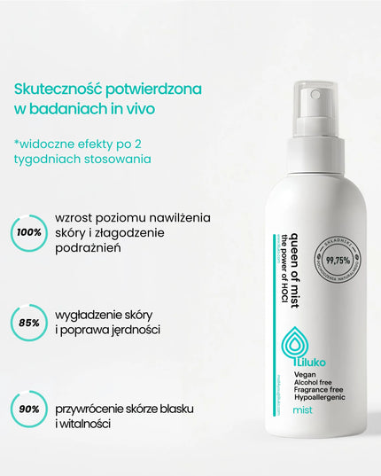 Rinkinys 1+1 tonikas + dulksna su hipochlorine rūgštimi LILUKO | Nuo spuogų, hipochlorinė rūgštis, 300 ml