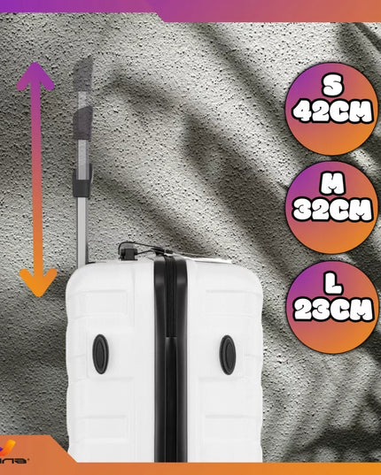 Omna ARIZONA 3 dalių kelioninių lagaminų rinkinys, ABS, 94L+63L+40L