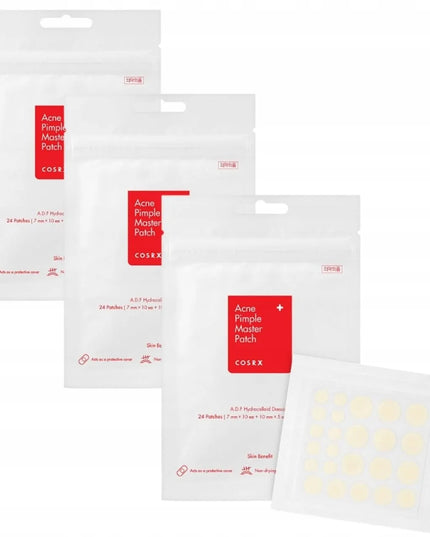 COSRX Acne Pimple Master Patch pleistrai nuo spuogų rinkinys, 3 vnt.