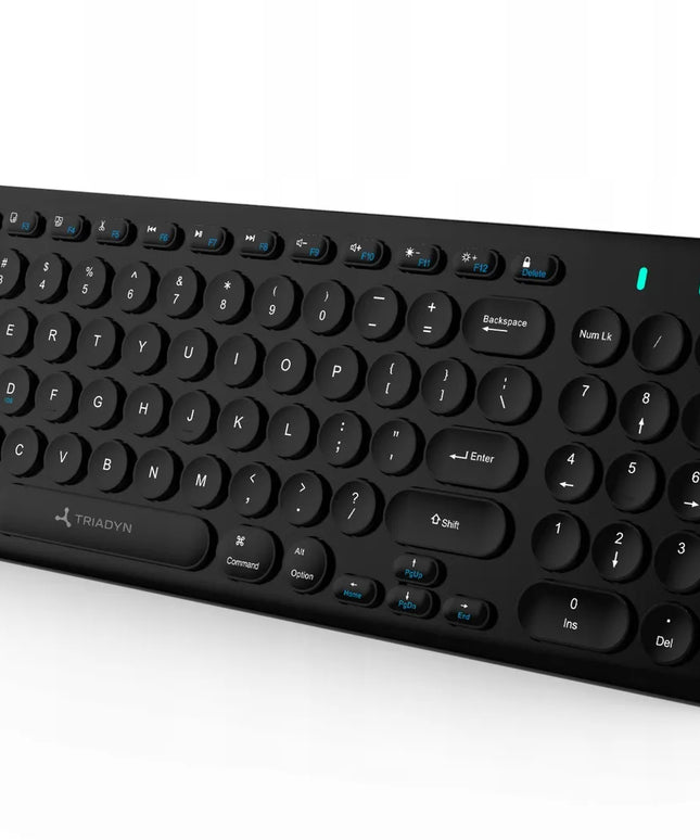 Belaidis klaviatūros ir pelės rinkinys Triadyn DAPHNIS Bluetooth RGB SLIM