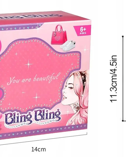 „BestHurt“ plaukų dekoravimo rinkinys su „Bling“ įrankiu ir 180 cirkonių