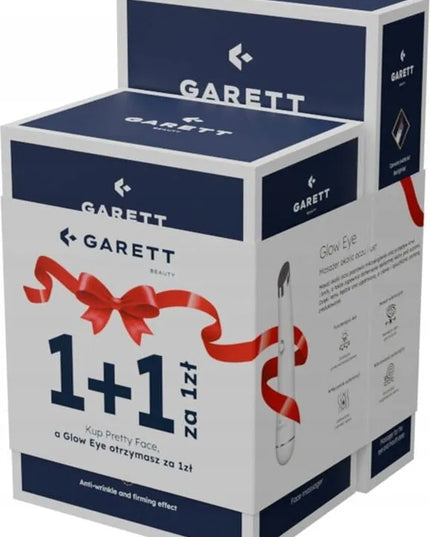 GARETT Beauty Pretty Face sidabrinis / Beauty Glow Eye baltas masažuoklių rinkinys