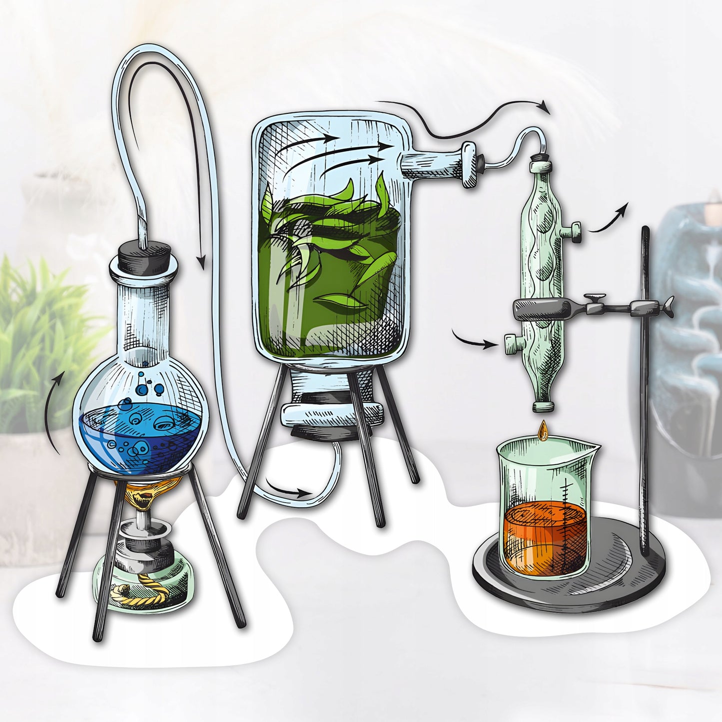 Kalėdinis eterinių aliejų rinkinys | Rinkinys namams