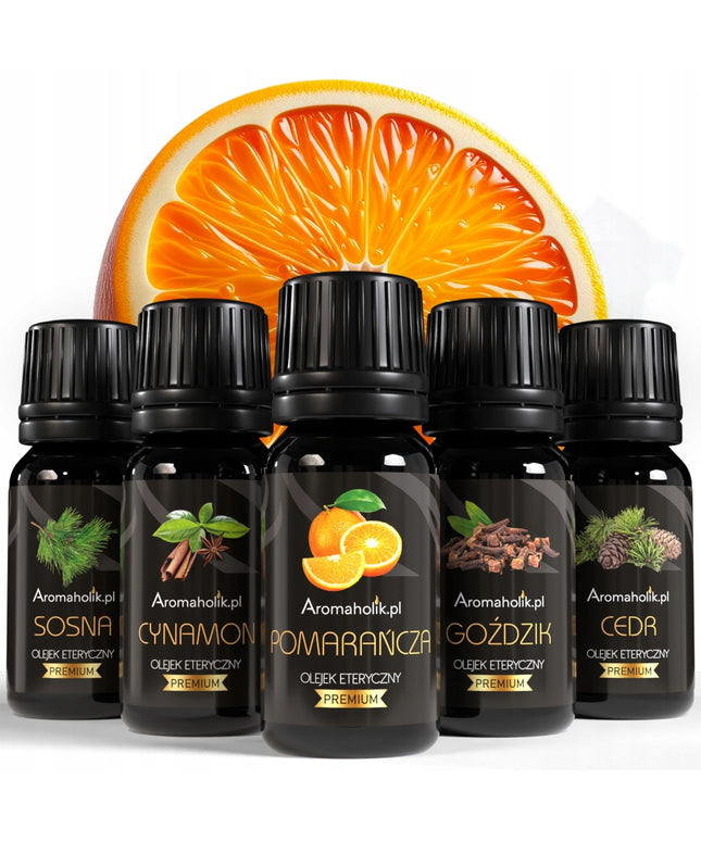 Kalėdinis eterinių aliejų rinkinys | Rinkinys namams