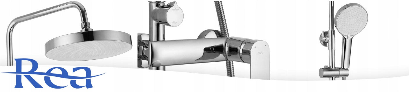Dušo komplektas su išpilstytuvu REA VENETA CHROM