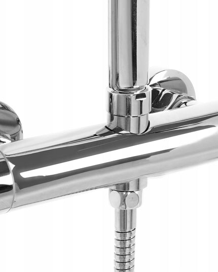 Termostatinis dušo komplektas TOM, chromas, montuojamas ant sienos