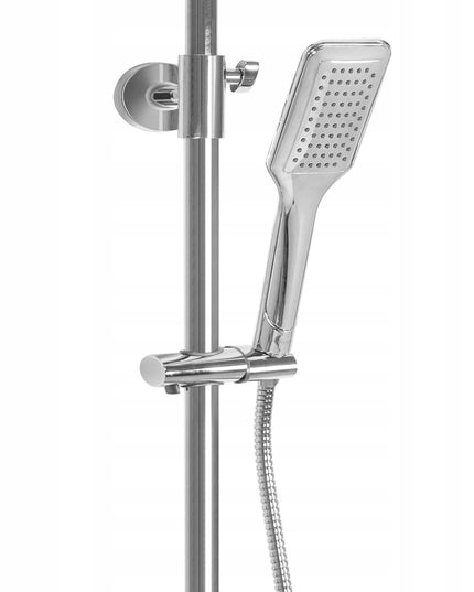 Termostatinis dušo komplektas TOM, chromas, montuojamas ant sienos