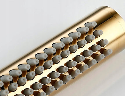 Potinkinis auksinis dušo komplektas su lietaus galvute REA Lungo