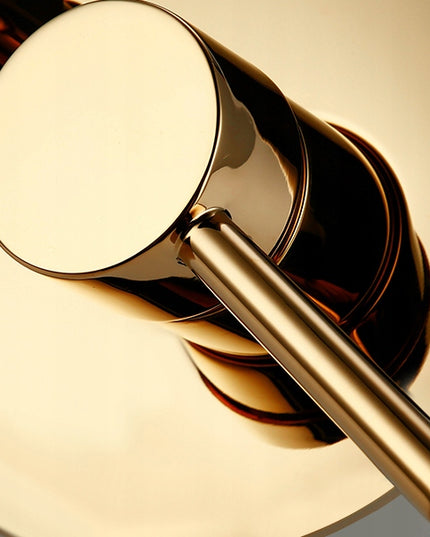 Potinkinis auksinis dušo komplektas su lietaus galvute REA Lungo