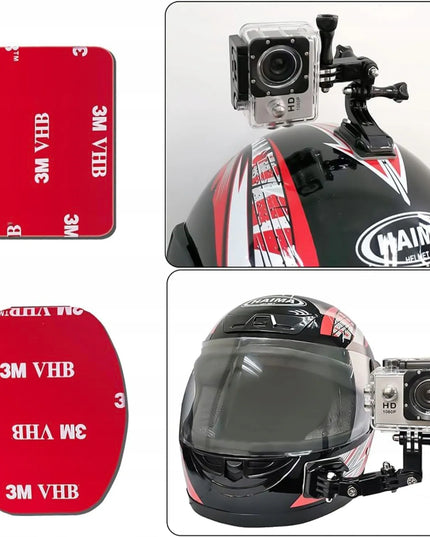Alogy laikiklių, adapterių ir 3M lipnių tvirtinimo elementų rinkinys, skirtas GoPro ir DJI sportinėms kameroms