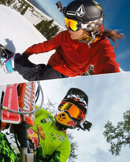 Alogy laikiklių, adapterių ir 3M lipnių tvirtinimo elementų rinkinys, skirtas GoPro ir DJI sportinėms kameroms