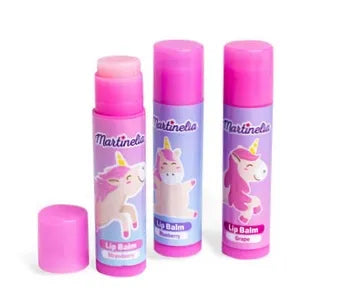Vaikiškų lūpų balzamų rinkinys Martinelia Little Unicorn Lip Trio, 3 vnt.