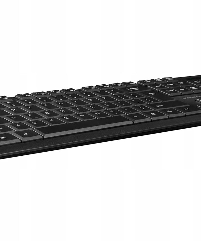 Belaidis klaviatūros ir pelės rinkinys MODECOM MC-7200, membraninis, tylus