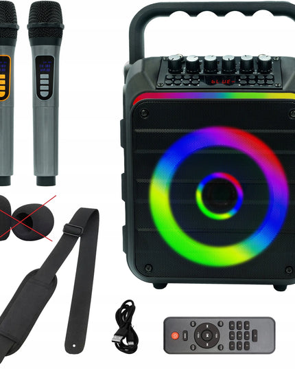 Karaoke rinkinys MusicMate MM-SC300, 18 W, juodas